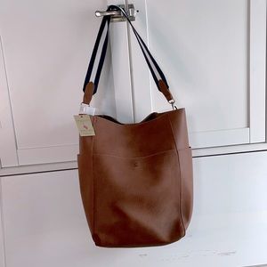 Joules Leather Bucket/Tote